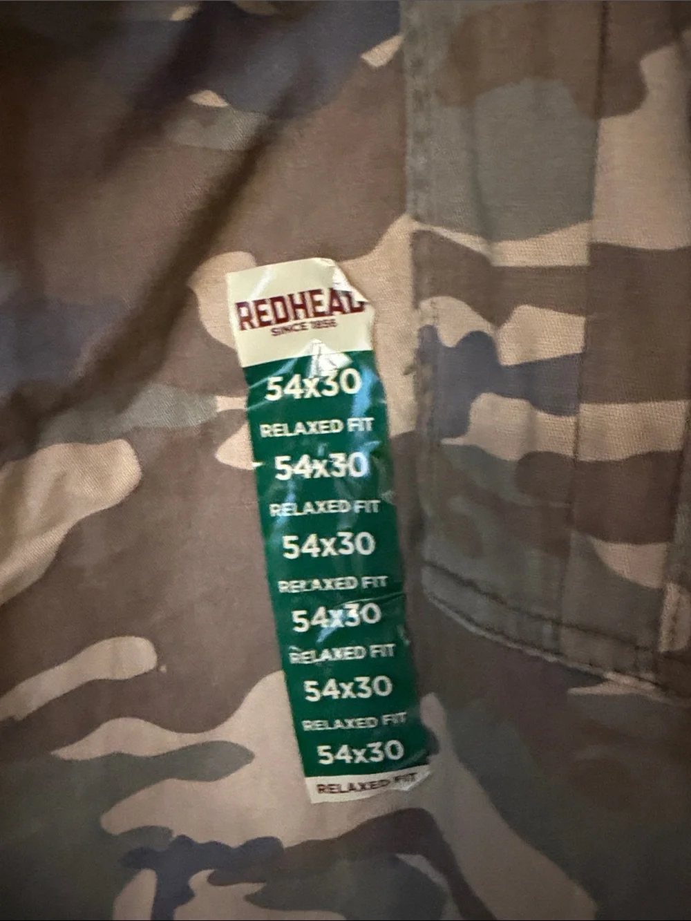 RedHead Camouflage Pants in Green and Tan